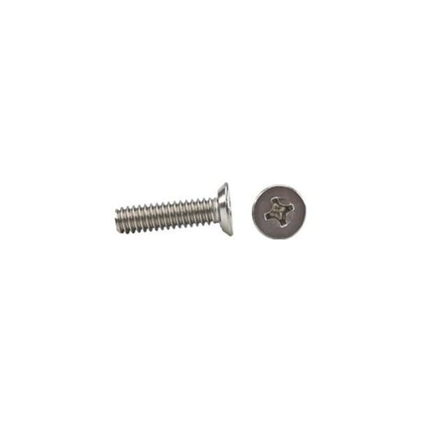 Newport Fasteners #8-32 x 5/8 in Phillips Flat Machine Screw, Plain 18-8 Stainless Steel, 1000 PK 657926-PR-1000 - main
